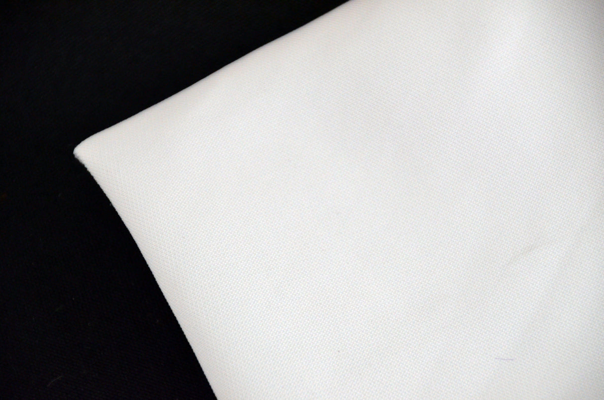 Double Knit Techno Polyester Spandex Fabric - Sublimation White, 240 GSM, 60" Wide (1 Yard)