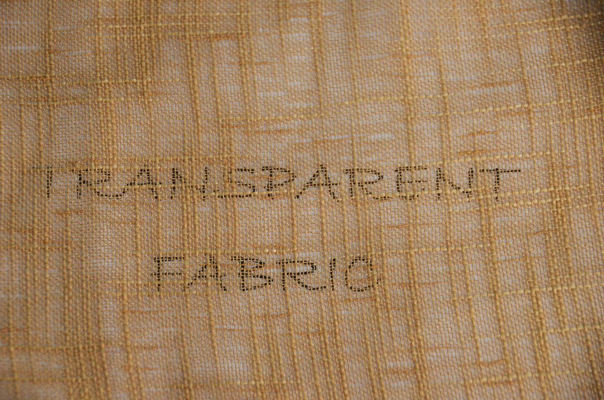 Faux Sheer Linen Polyester Fabric - Semi Sheer, Textured, 108" Wide, Multiple Colors (1 Yard)