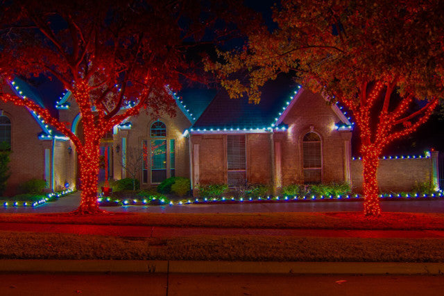 5mm Red LED Lights – 70L 4" Spacing String Light