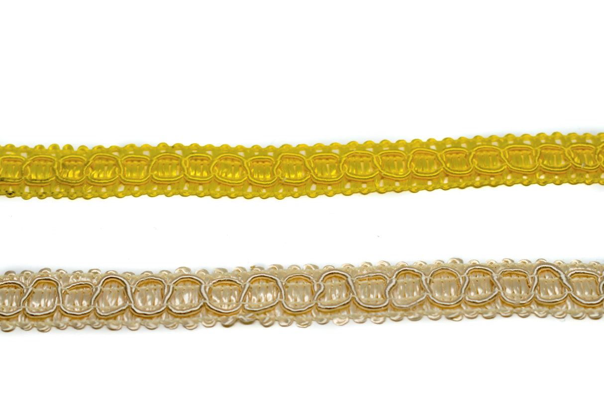 Gimp Trim Looped Cream 5/8"
