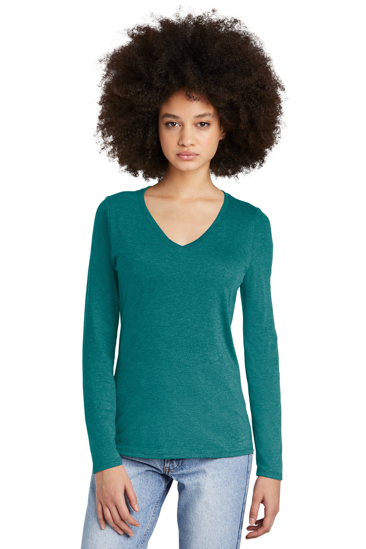 District® Women's Perfect Tri Long Sleeve V-Neck Tee