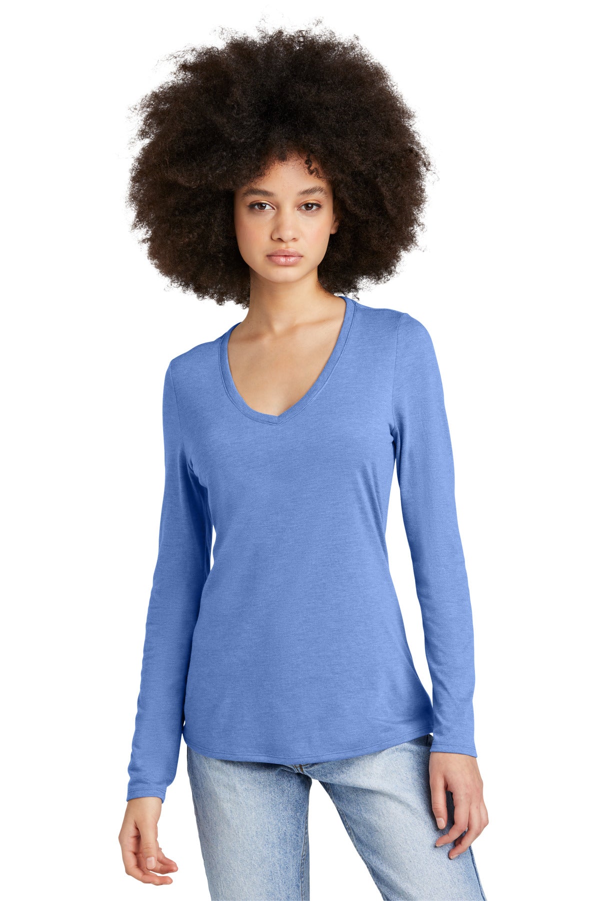 District® Women's Perfect Tri Long Sleeve V-Neck Tee