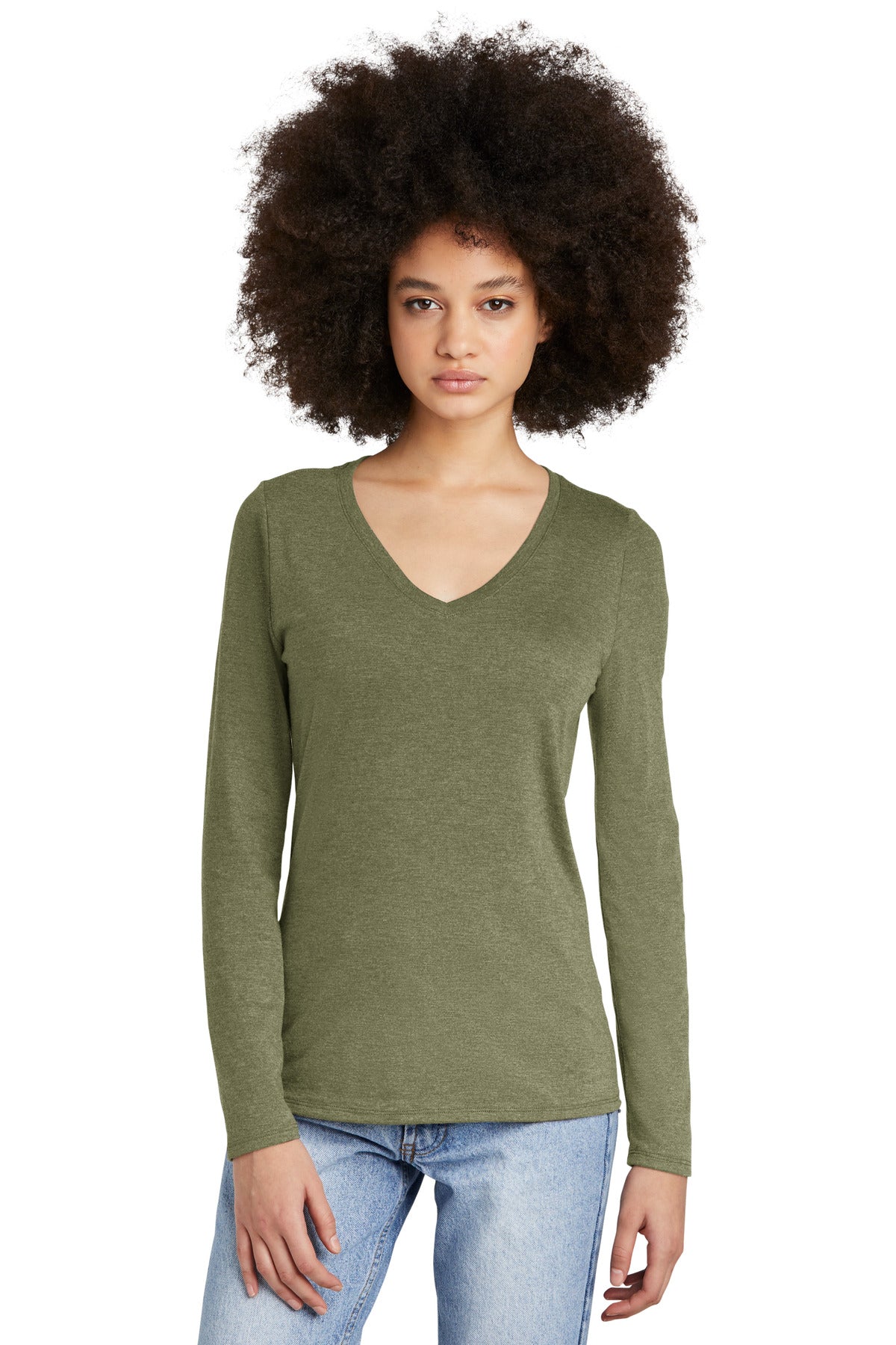 District® Women's Perfect Tri Long Sleeve V-Neck Tee