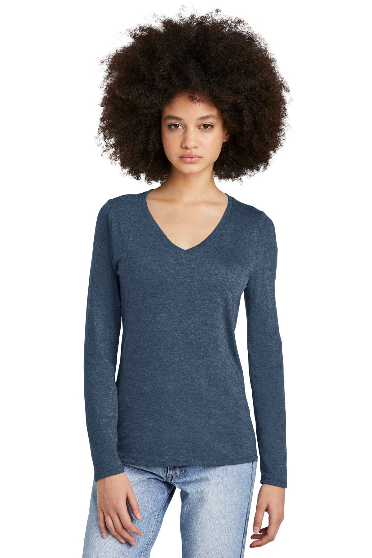 District® Women's Perfect Tri Long Sleeve V-Neck Tee