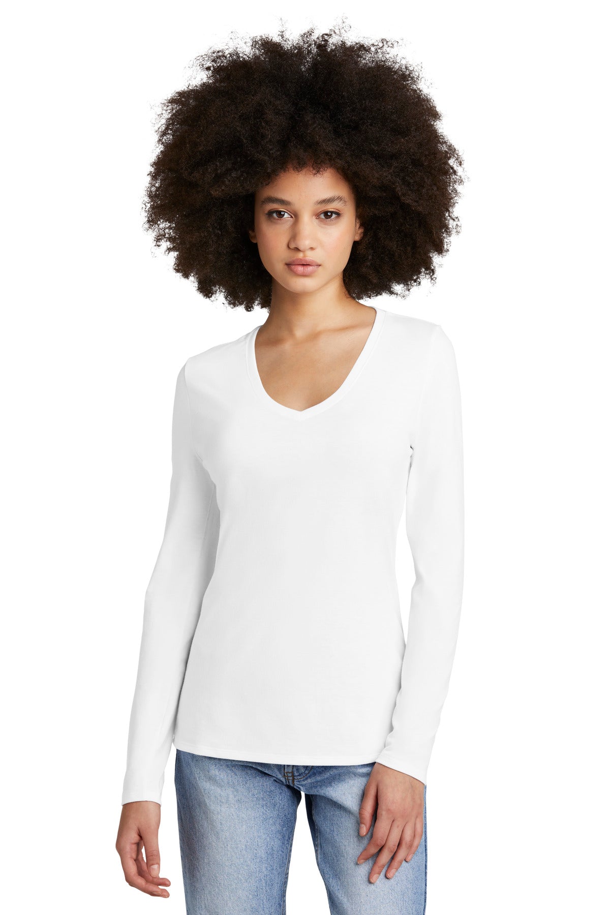 District® Women's Perfect Tri Long Sleeve V-Neck Tee