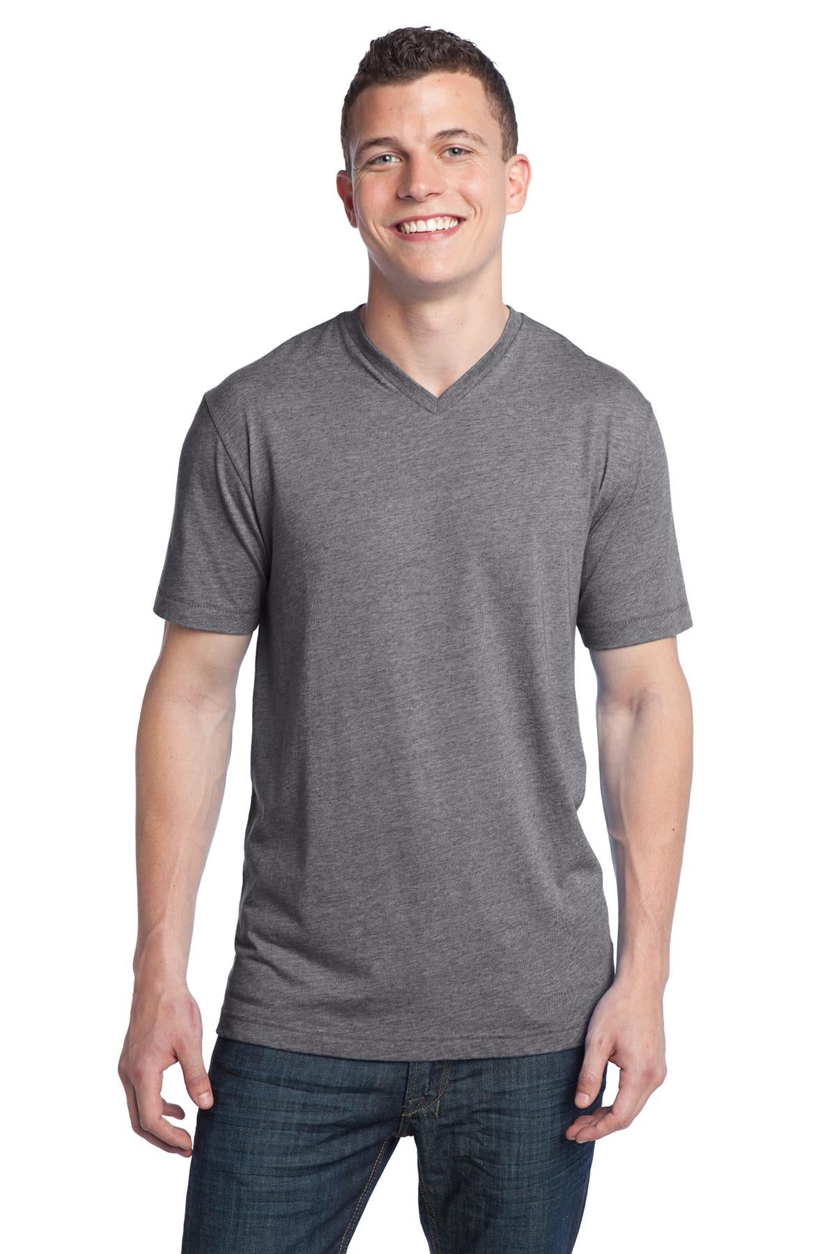 District® - Young Mens Tri-Blend V-Neck Tee