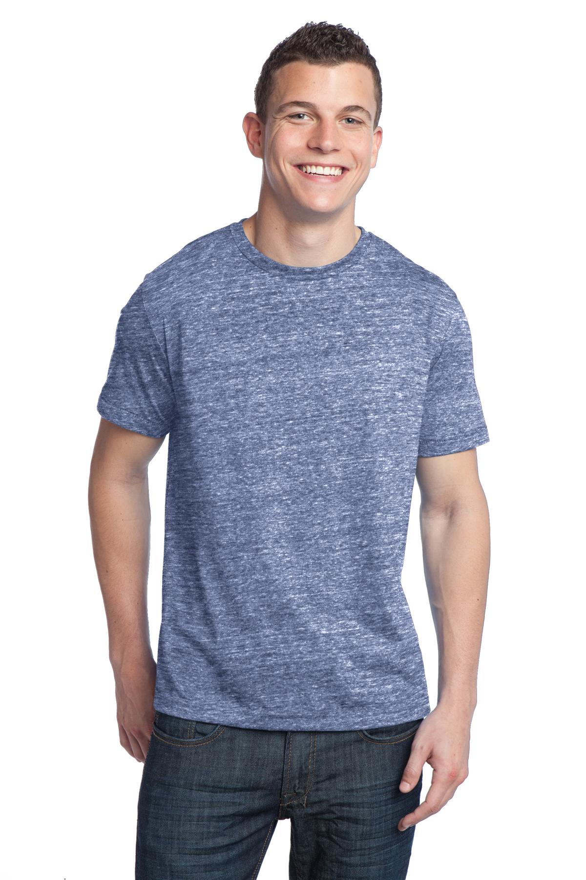District® - Young Mens Tri-Blend Crewneck Tee