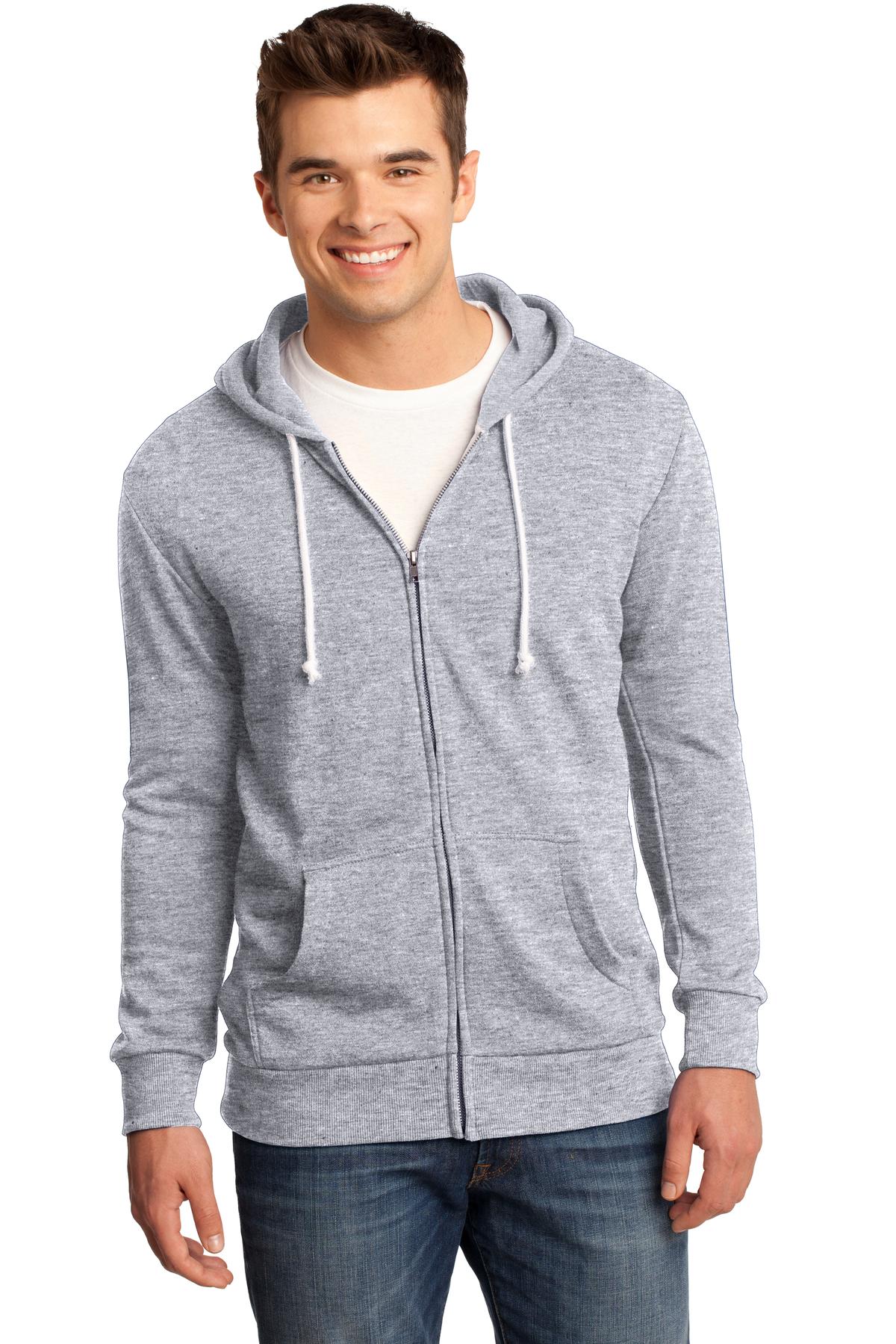 District® - Young Mens Core Fleece Full-Zip Hoodie