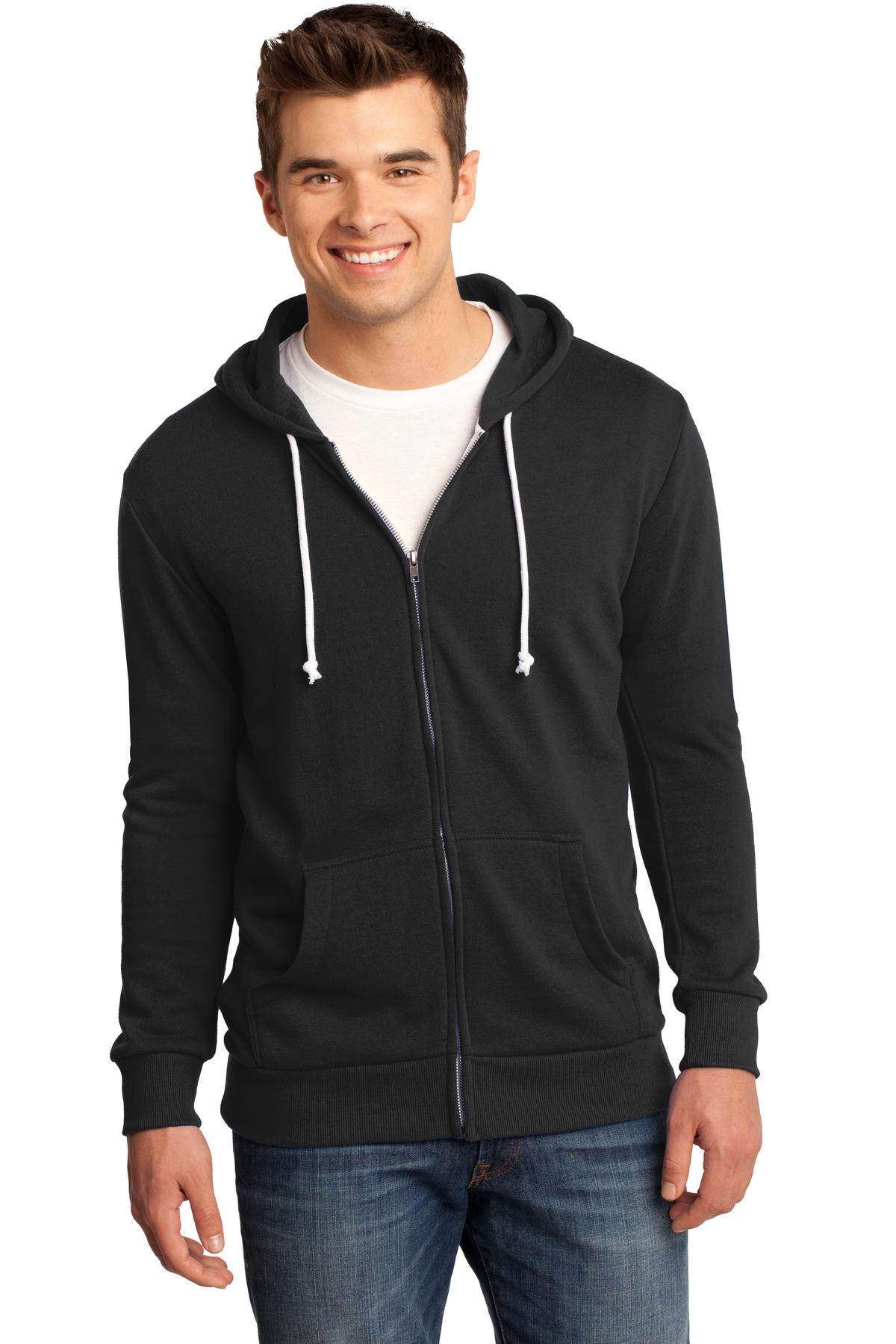 District® - Young Mens Core Fleece Full-Zip Hoodie