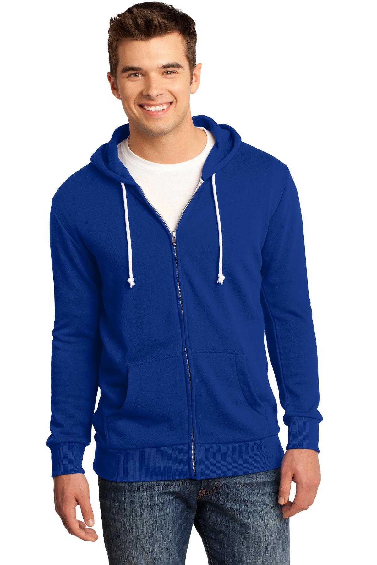 District® - Young Mens Core Fleece Full-Zip Hoodie