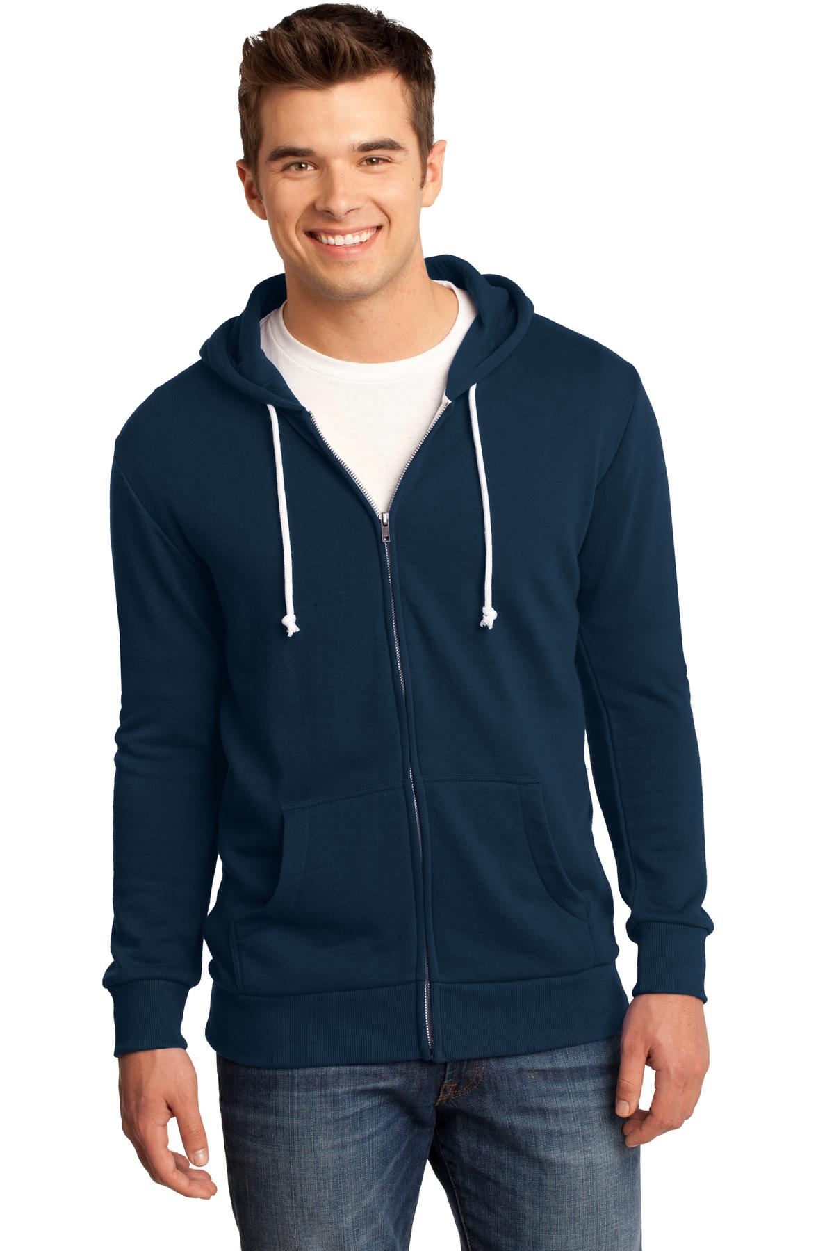 District® - Young Mens Core Fleece Full-Zip Hoodie