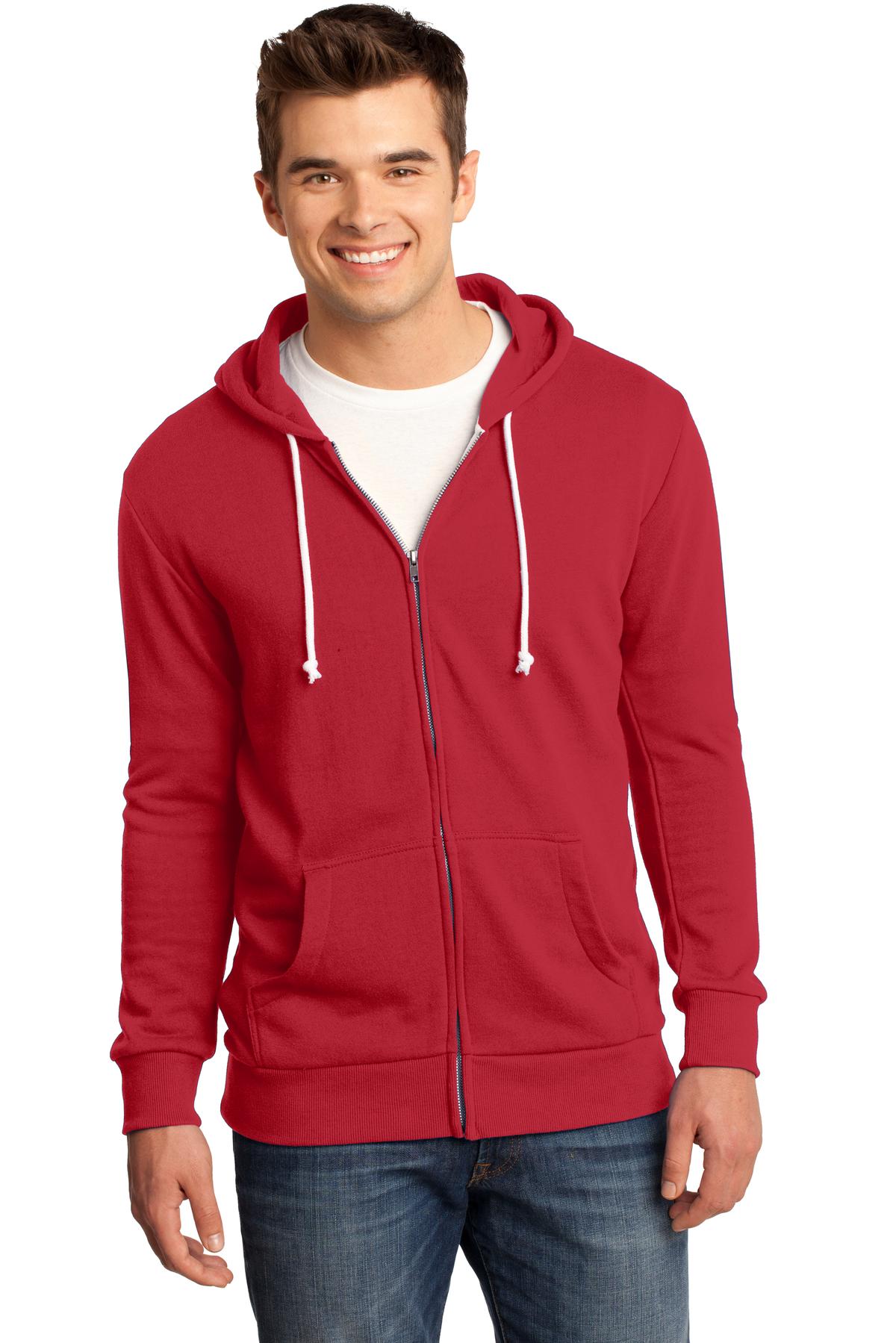 District® - Young Mens Core Fleece Full-Zip Hoodie