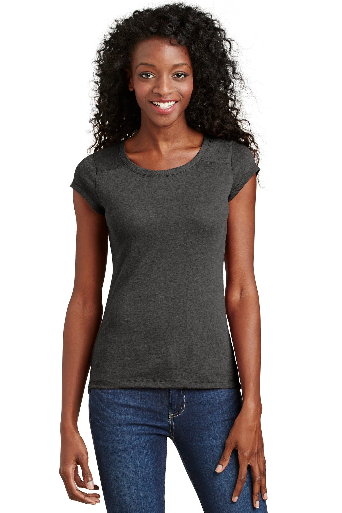 District® - Juniors Gravel 50/50 Crew Tee