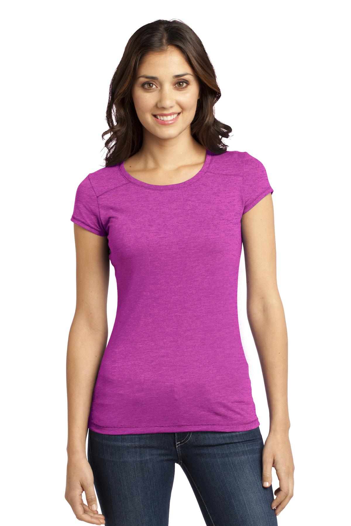 District® - Juniors Gravel 50/50 Crew Tee