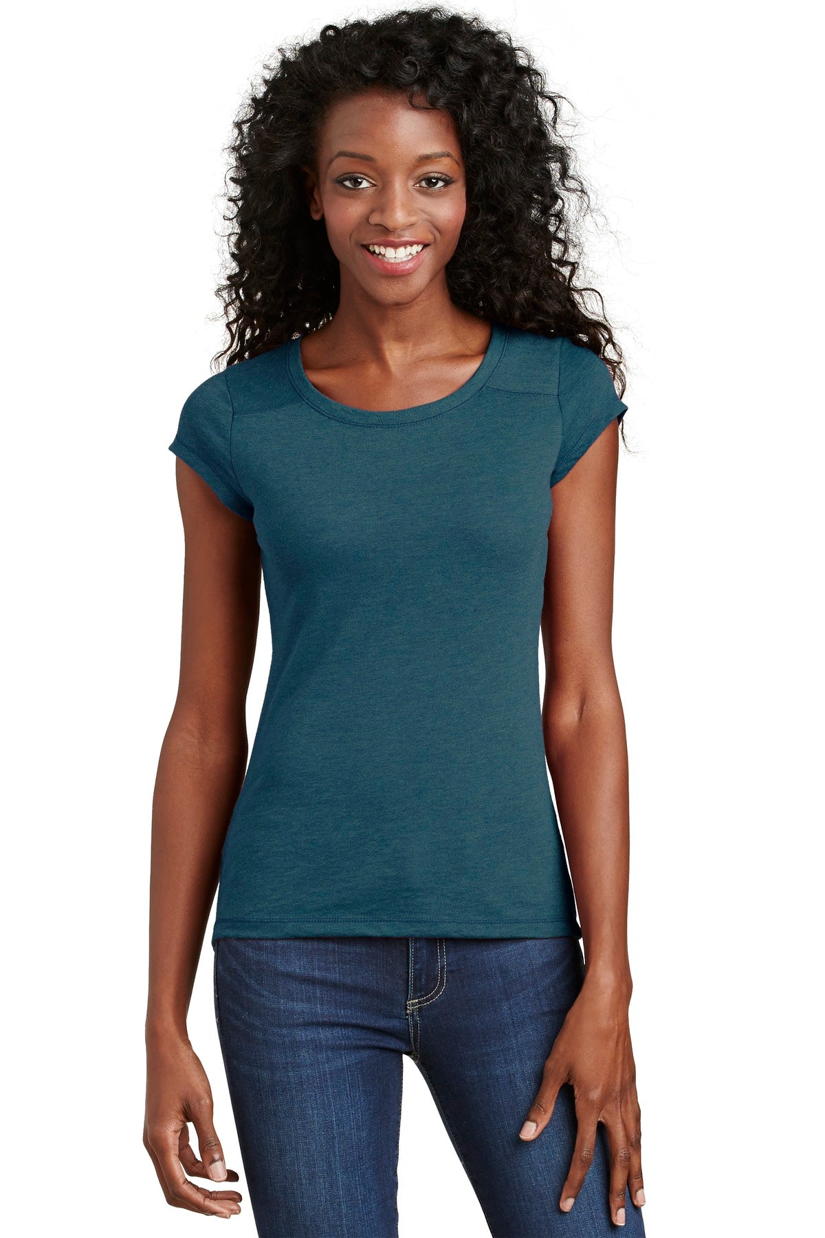 District® - Juniors Gravel 50/50 Crew Tee