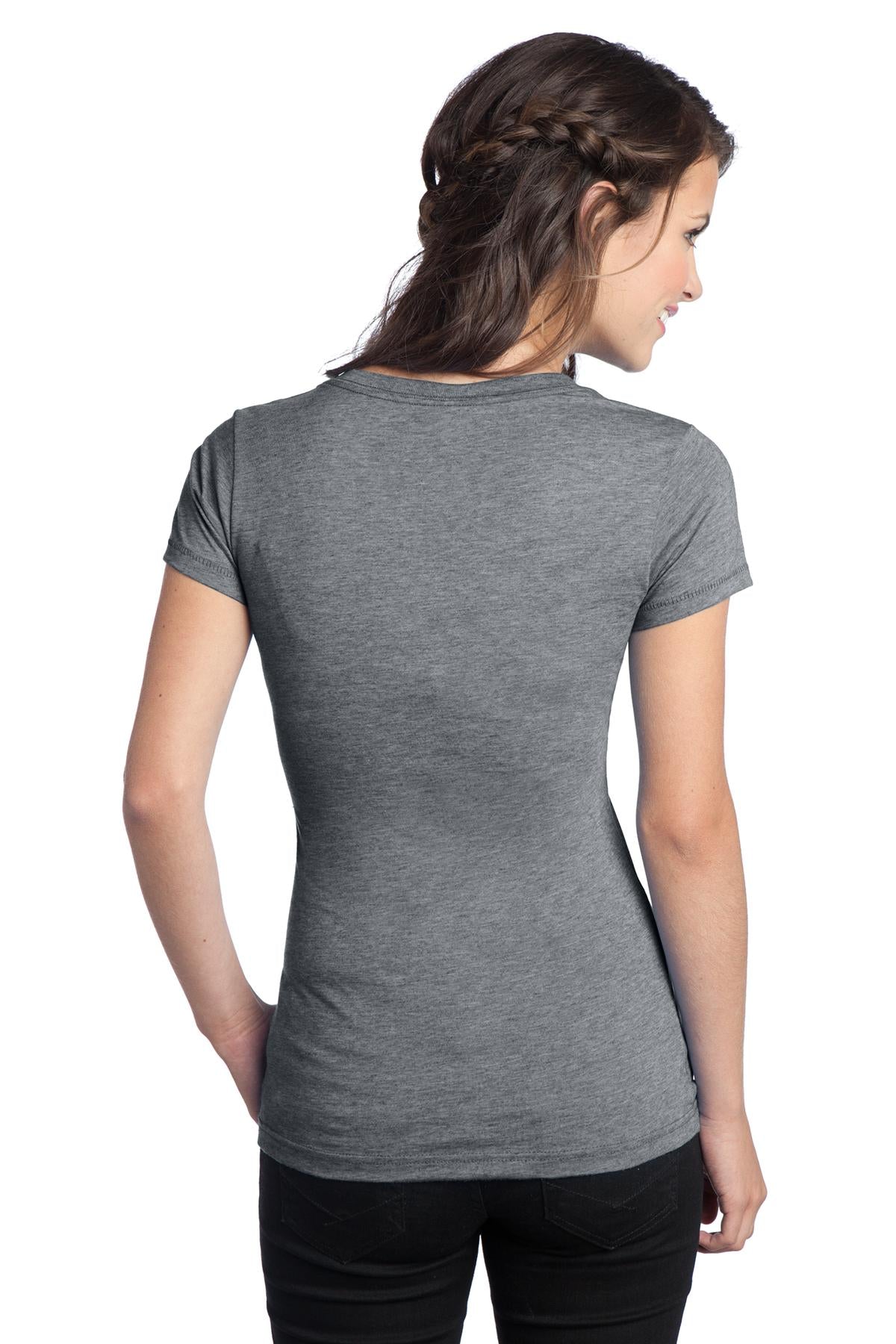 District® Juniors Tri-Blend V-Neck Tee