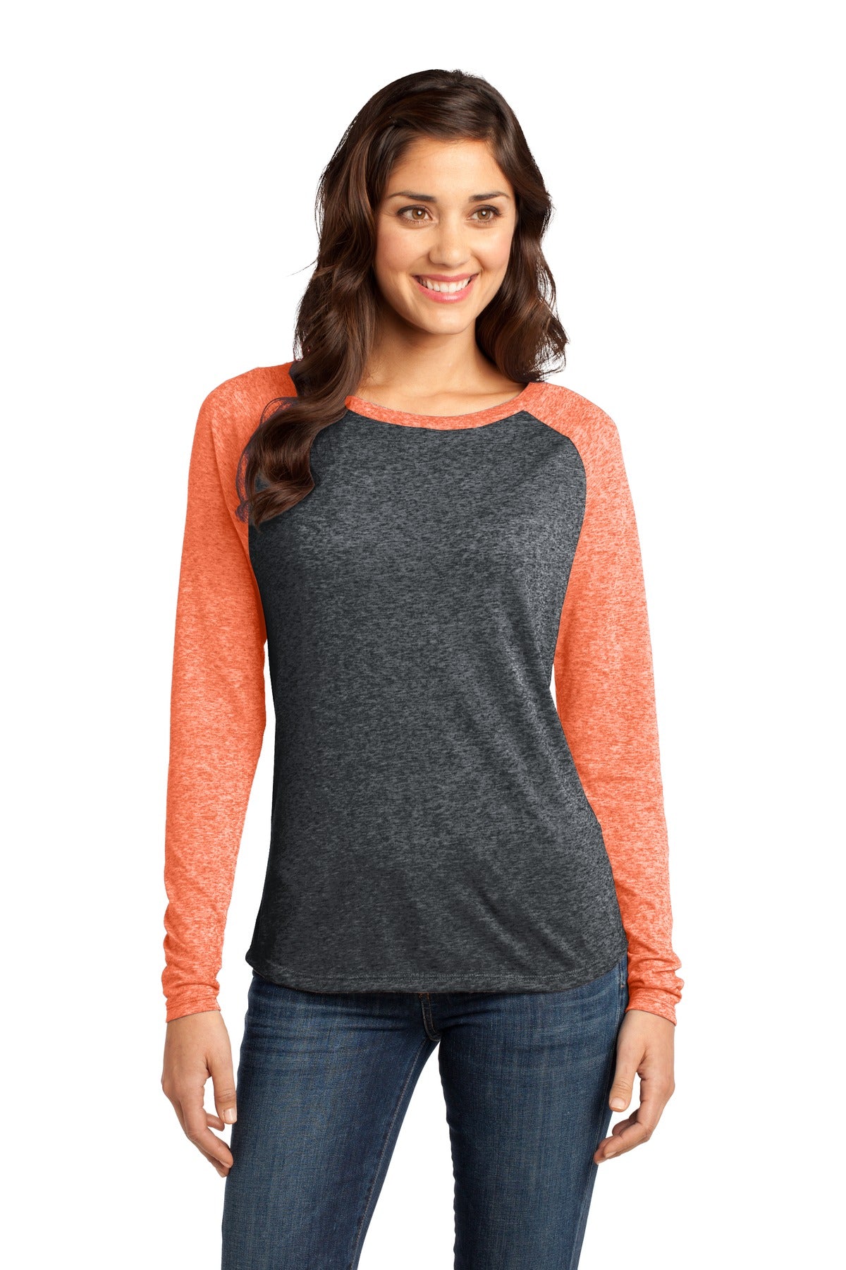 District® - Juniors Microburn® Long Sleeve Raglan Tee