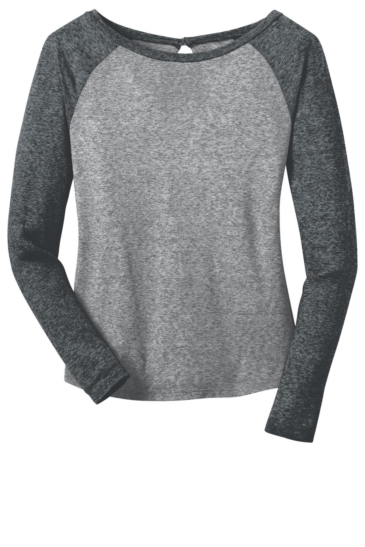 District® - Juniors Microburn® Long Sleeve Raglan Tee