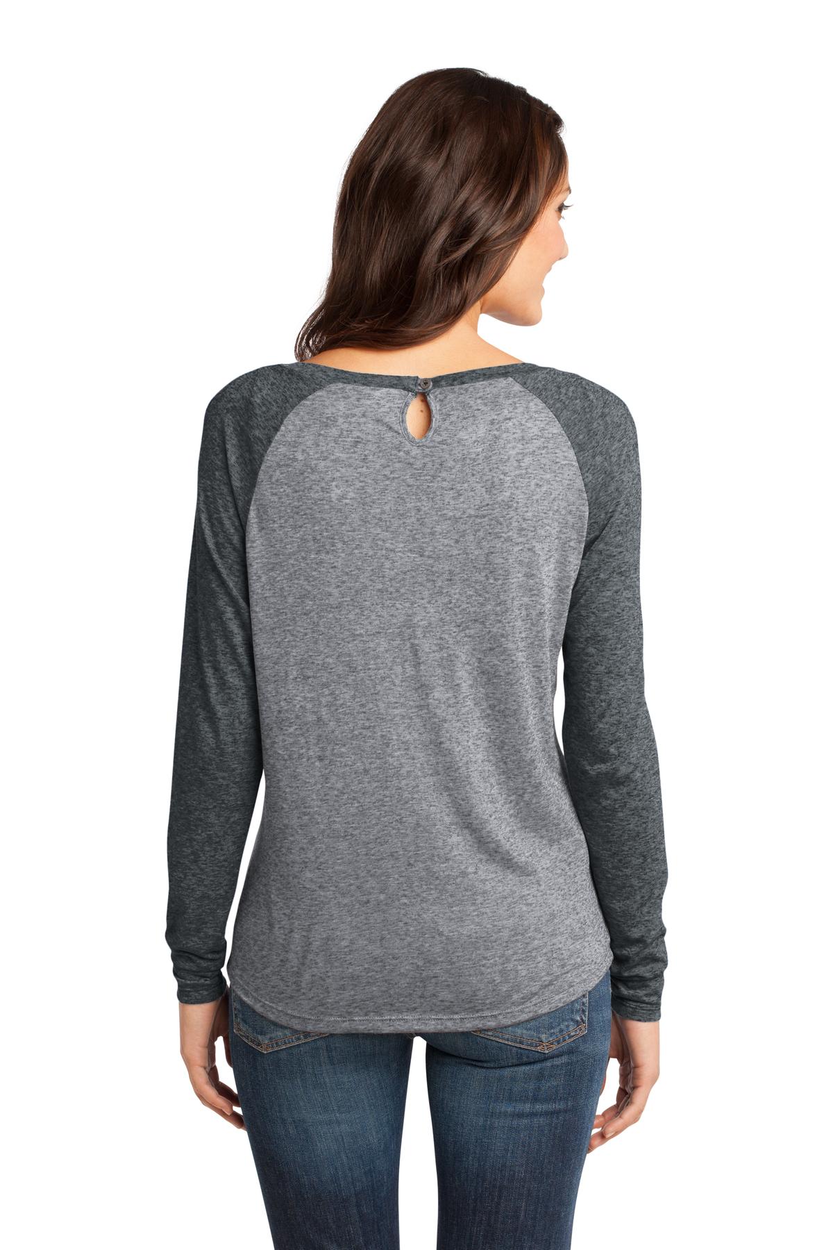 District® - Juniors Microburn® Long Sleeve Raglan Tee