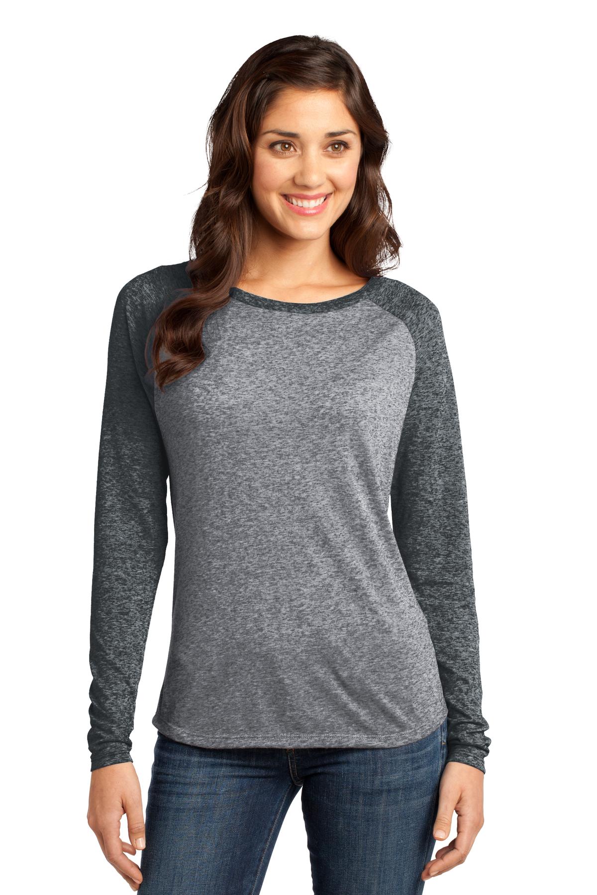 District® - Juniors Microburn® Long Sleeve Raglan Tee
