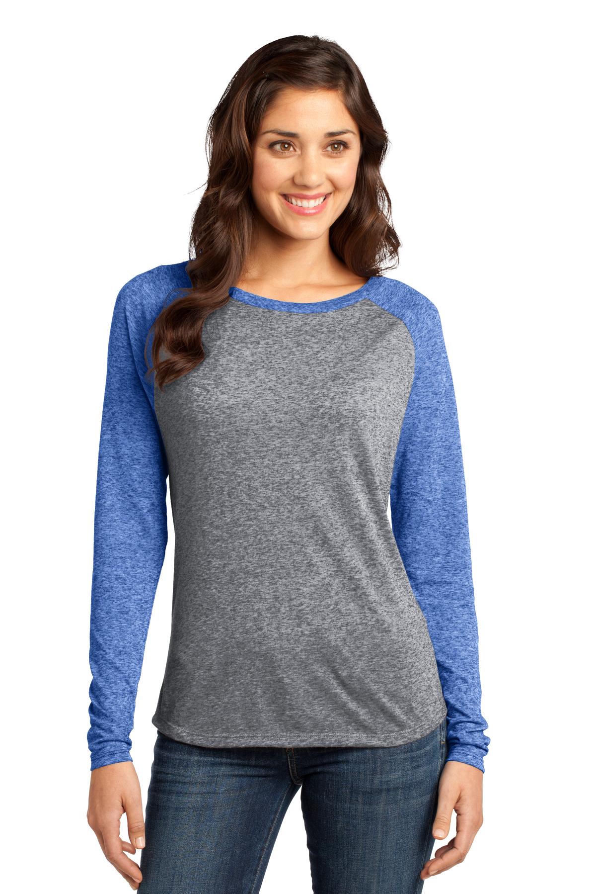 District® - Juniors Microburn® Long Sleeve Raglan Tee