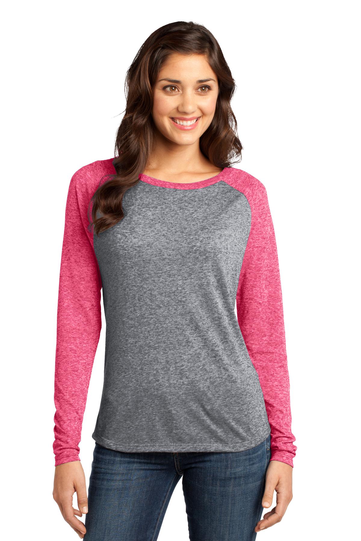 District® - Juniors Microburn® Long Sleeve Raglan Tee