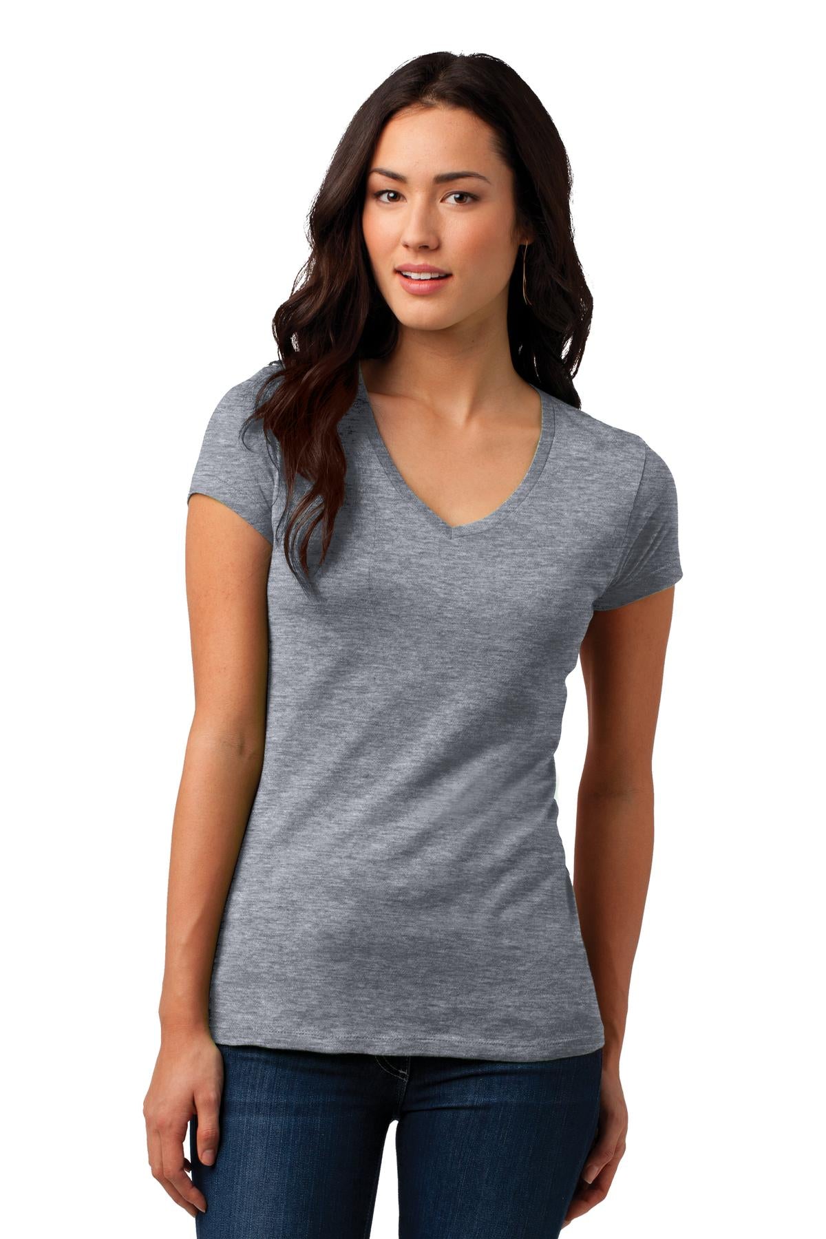 District® Juniors Soft Wash V-Neck Tee