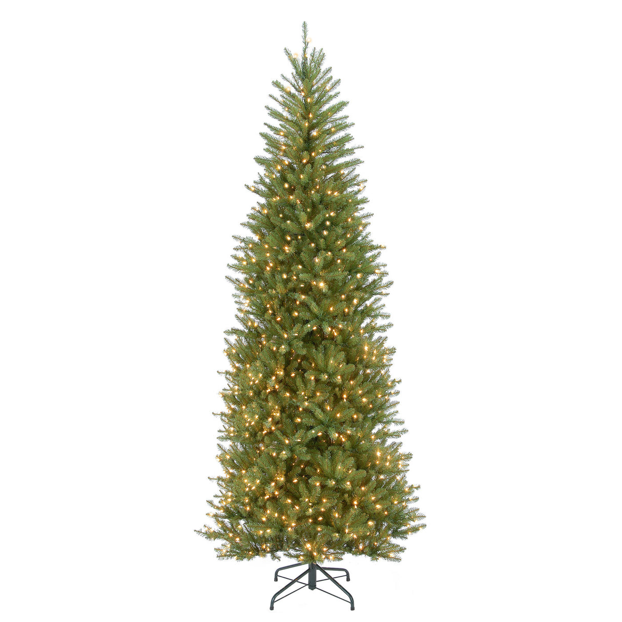 10ft Pre-Lit Dunhill Fir Slim Christmas Tree with Clear Lights