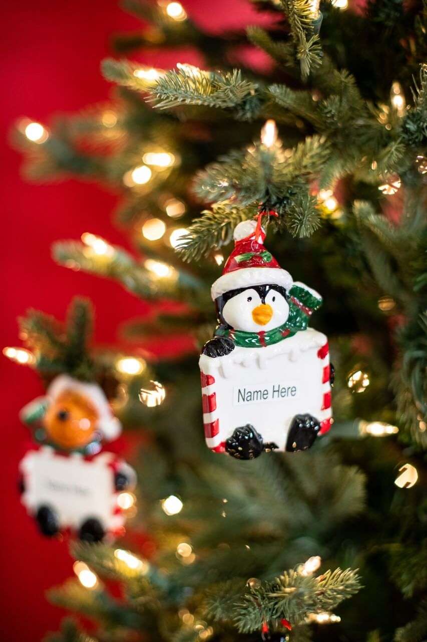 Holiday Character Name Christmas Ornaments
