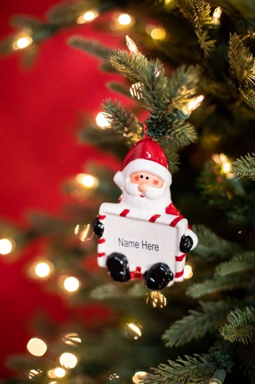 Holiday Character Name Christmas Ornaments