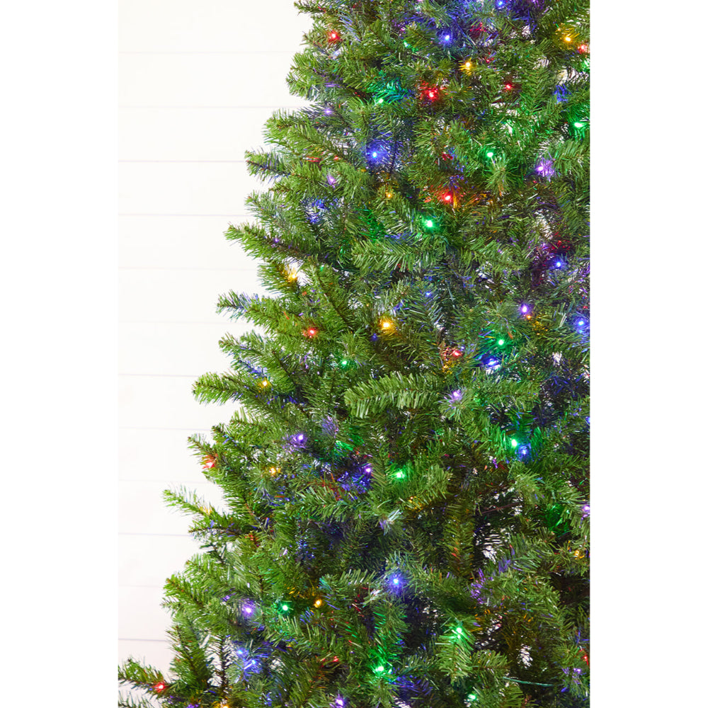 7.5' Green River Pine Artificial Christmas Tree with 400 Color-Changing Lights