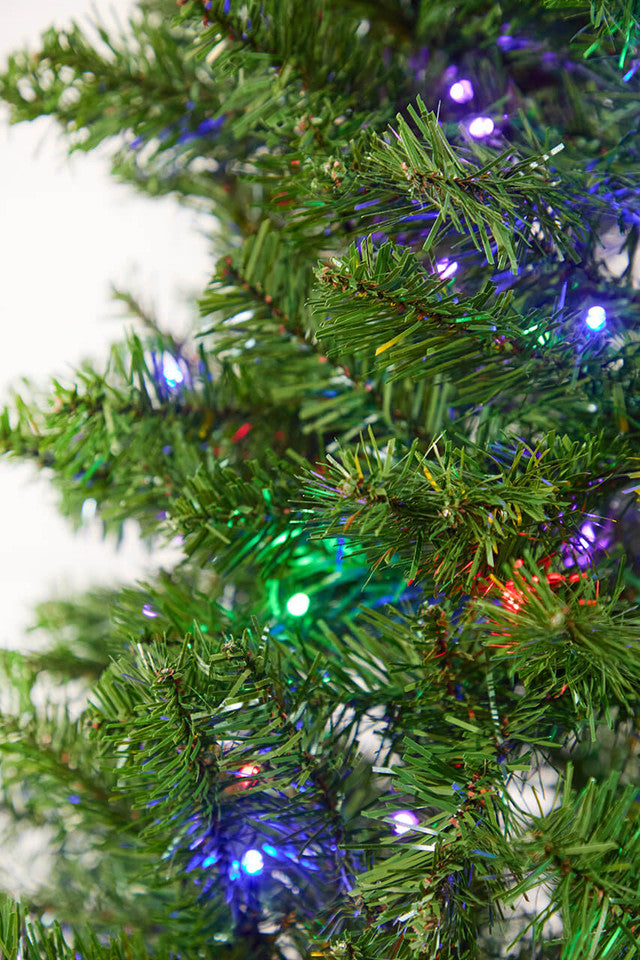 7.5' Aspen Pine Tree Color Changing Lights