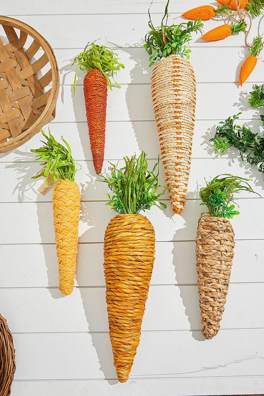 19" Jute Carrot Ornament