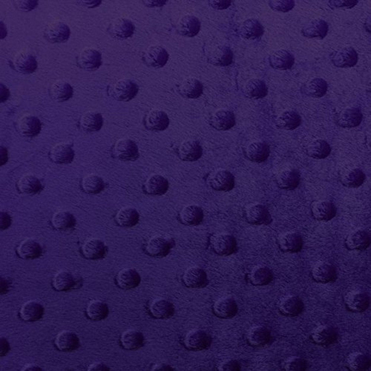 Minky Dimple Dot Faux Fur Fabric - 100 Percent Polyester, Embossed Dimple Dot, 60" Width (1 Yard)