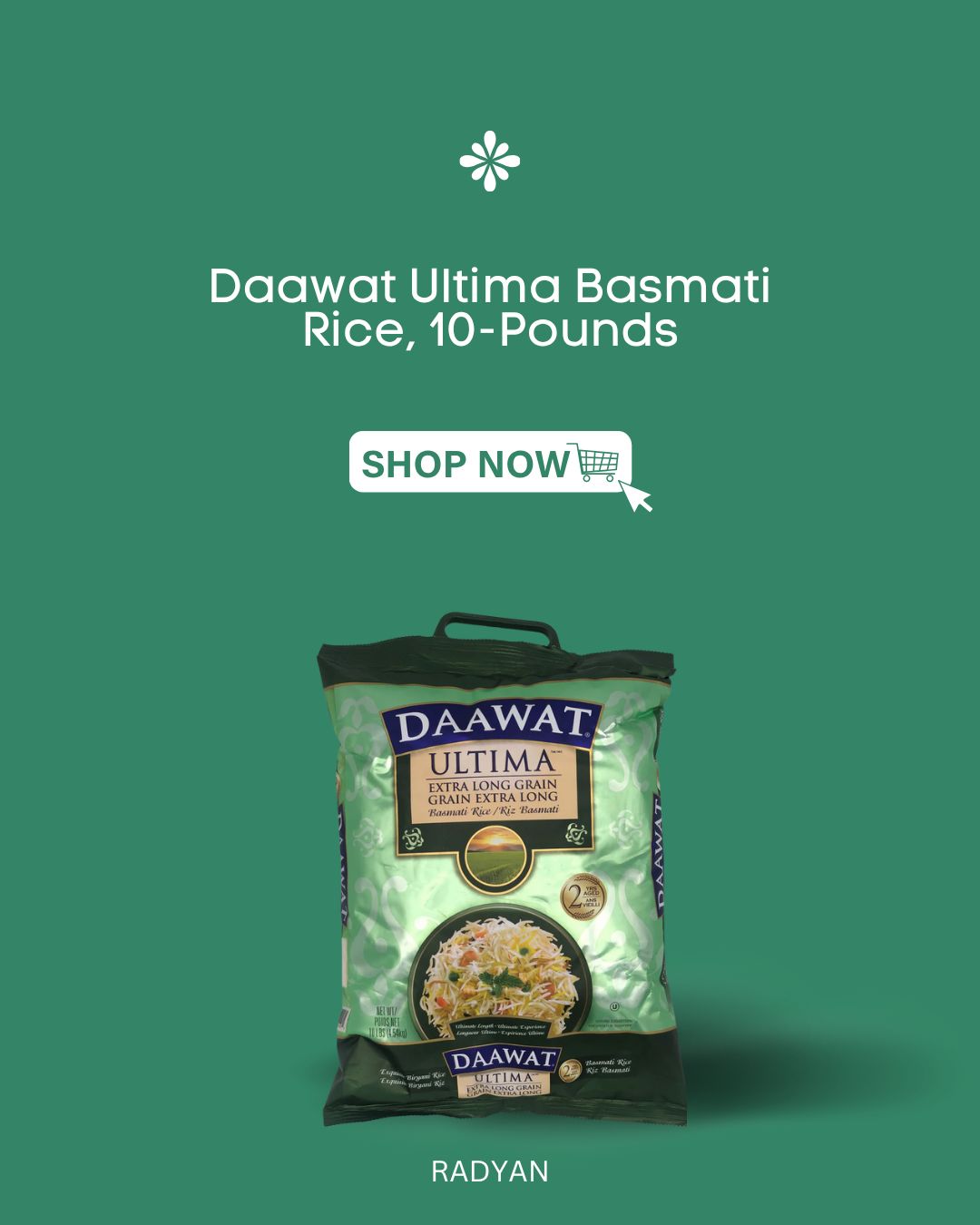 Daawat Ultima Basmati Rice, 10-Pounds