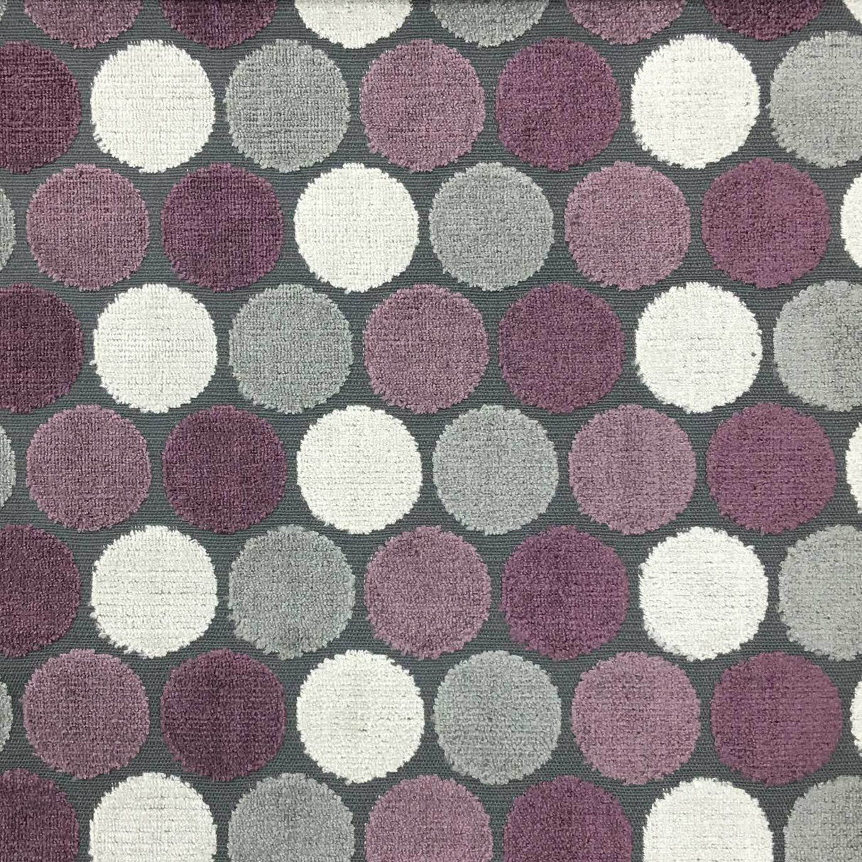 Cut Velvet Upholstery Fabric Polka Dot Buddha