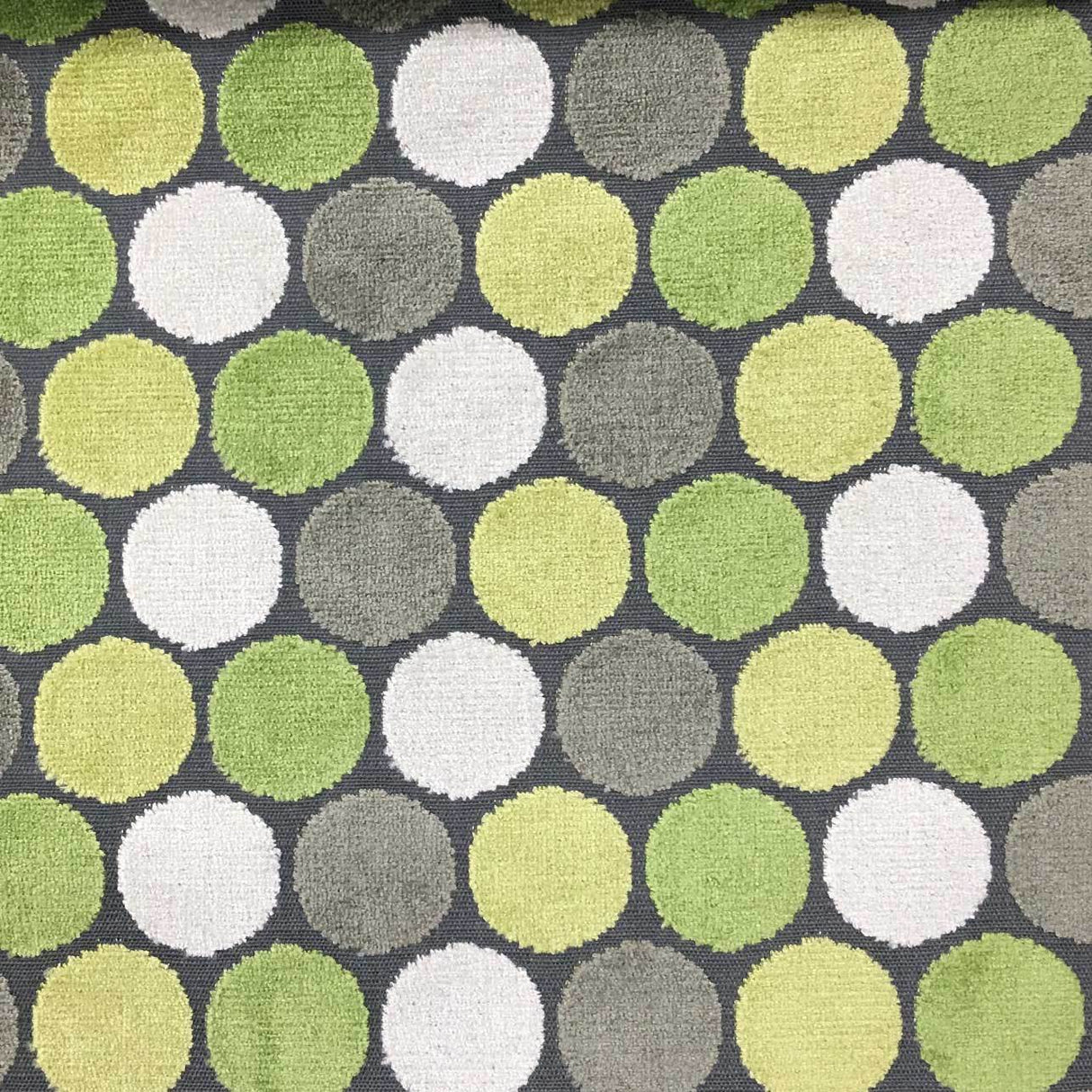Cut Velvet Upholstery Fabric Polka Dot Buddha
