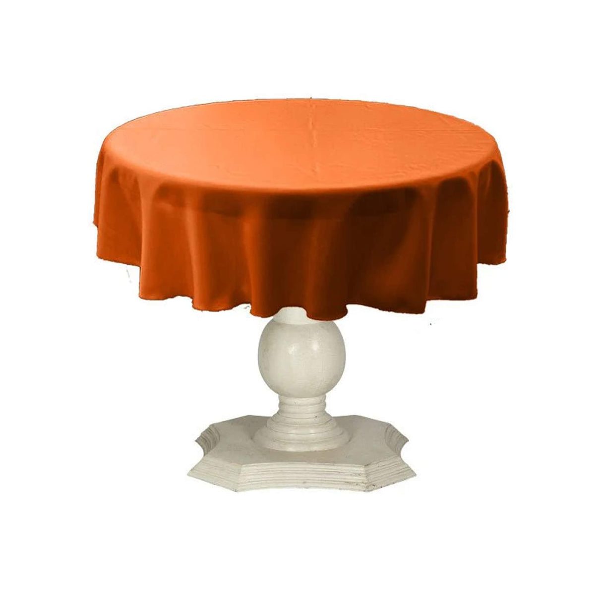 Dull Bridal Satin Fabric - Solid Color, 51" Round (1 Piece)
