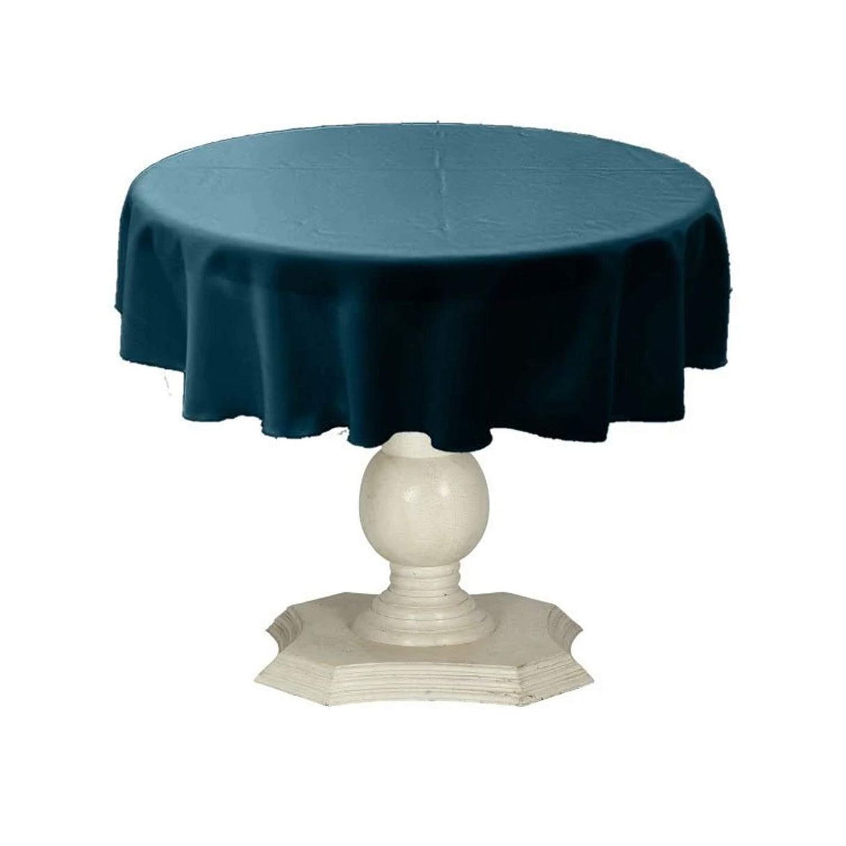 Dull Bridal Satin Fabric - Solid Color, 51" Round (1 Piece)