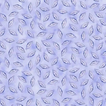 Cotton Print Daydreams Tonal Leaves Fabric