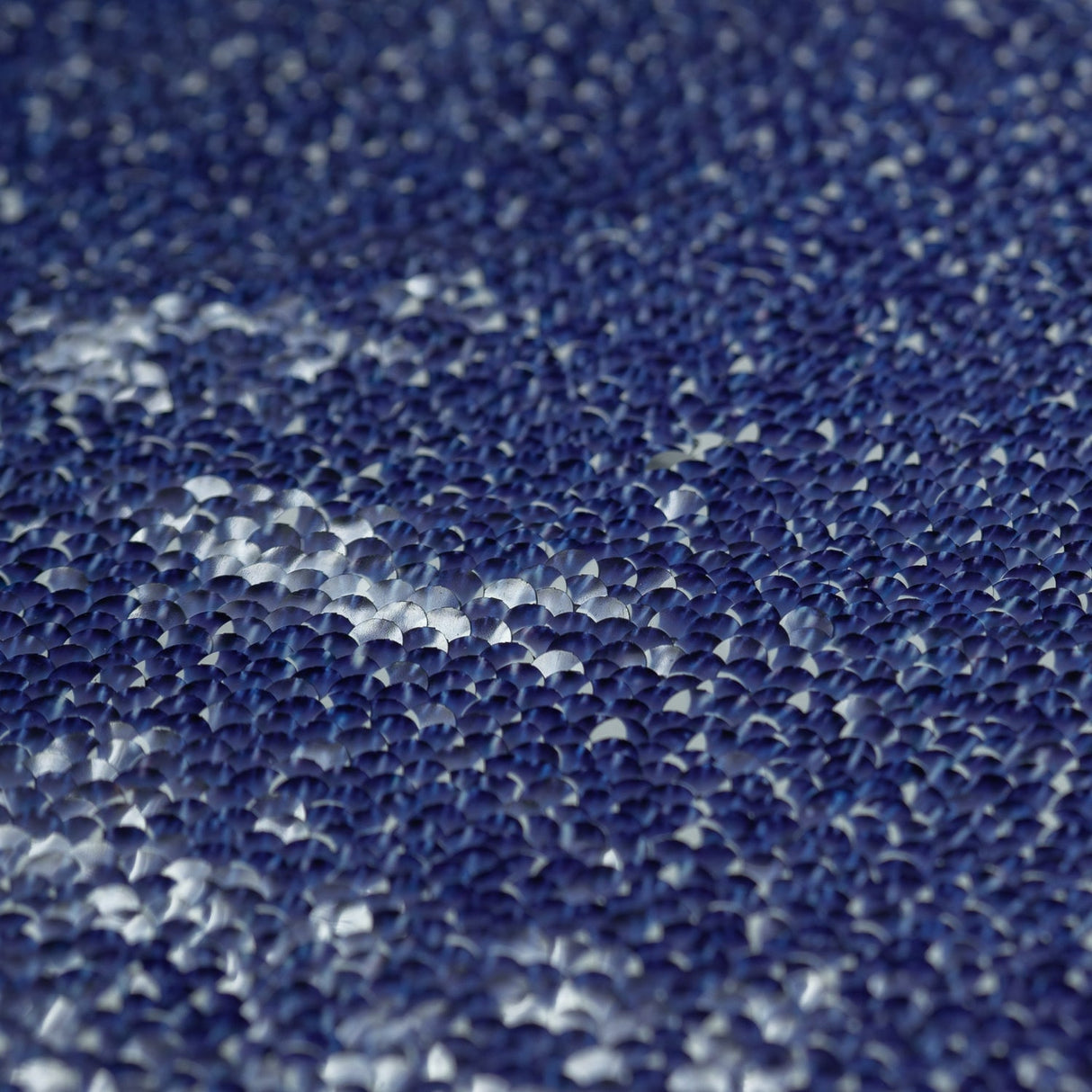 Denim Printed Flip Sequin On Spandex Fabric - Blue Denim Print, 58/60" Cut Width, 55/56" Usable Width (1 Yard)