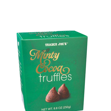Trader Joe’s Minty Flavored Cocoa Truffles 8.8 Oz