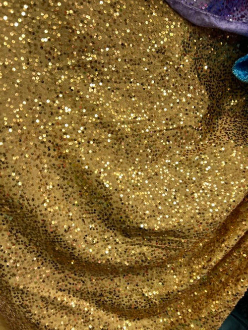 1 Yard Sequin Taffeta Fabric 54 Inches Wide Sparkly Material for Costumes and Event Décor