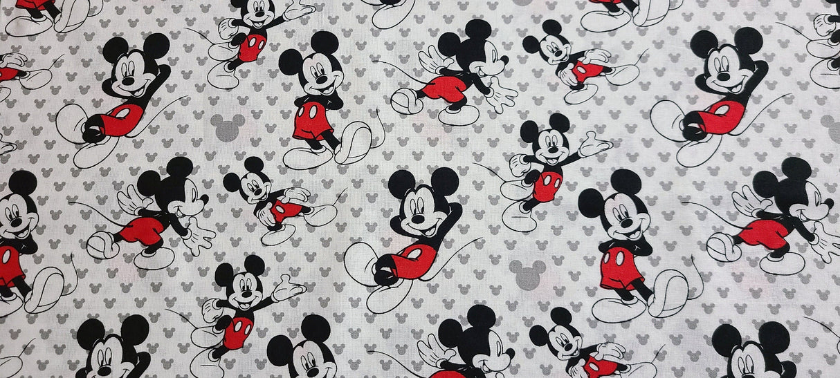 Quilting Cotton Totally Mickey Toss Disney Mickey Mouse
