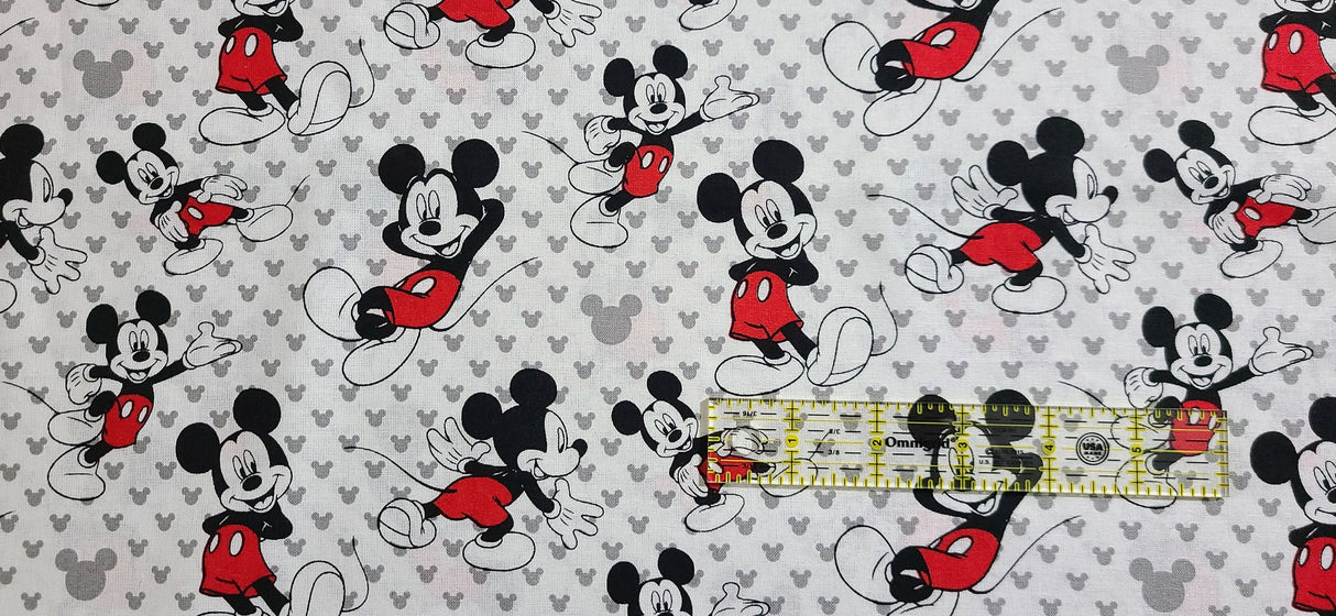 Quilting Cotton Totally Mickey Toss Disney Mickey Mouse