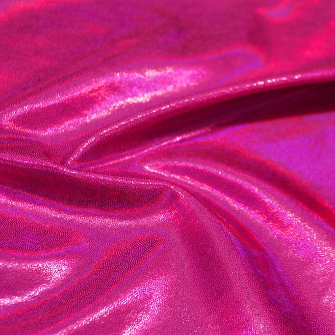 Foiled Spandex Holographic Stretch Fabric