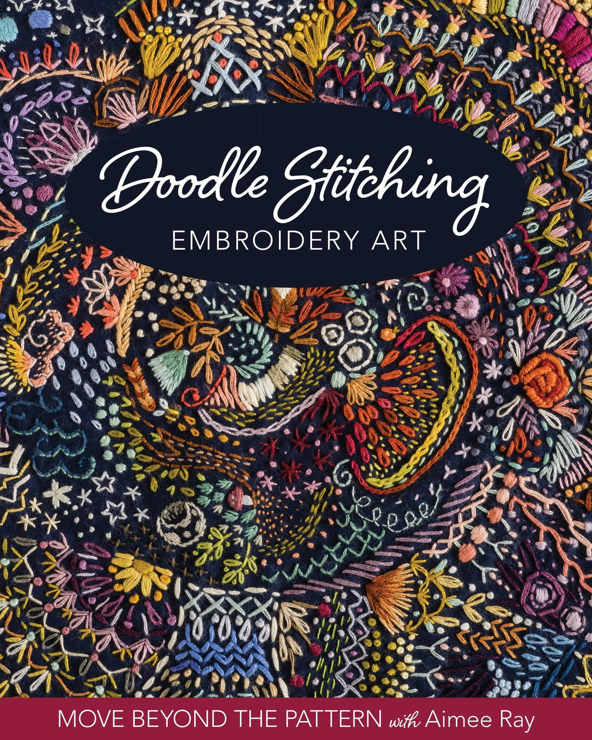 Embroidery Art Book Doodle Stitching