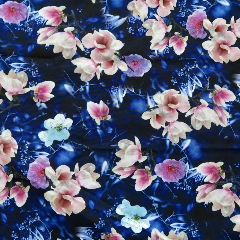 Stretch Boardshort Fabric Dreamy Floral Flow