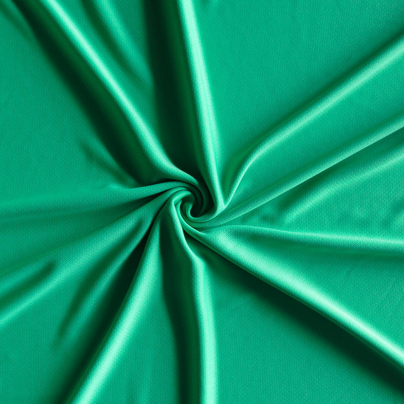 Micropoly Lycra Pique Knit Fabric Grass Green