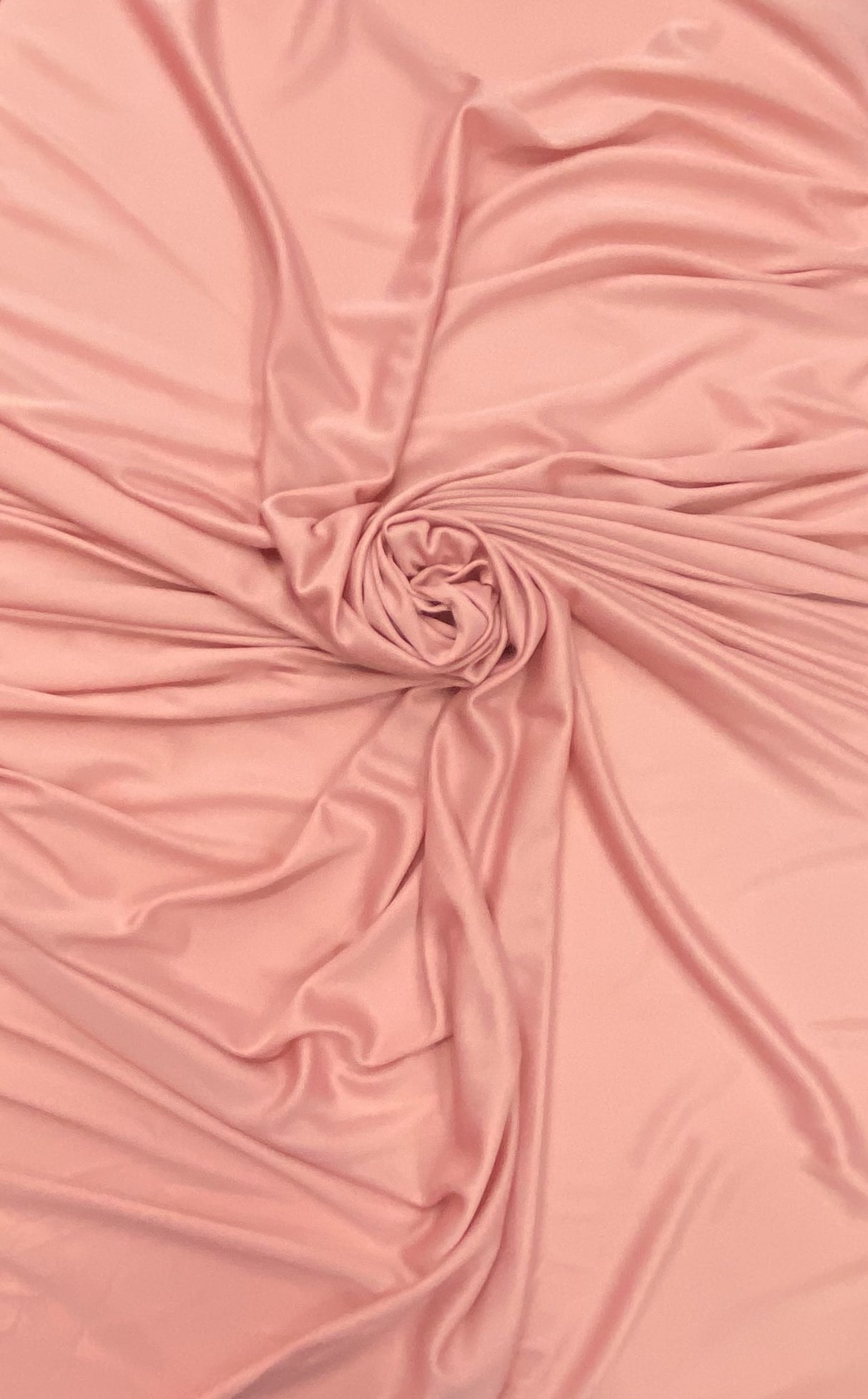 Stretch Lining Polyester Fabric - Dusty Rose, Matte Soft, 60" Width (1 Yard)